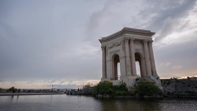Timelapse of the Peyrou Water Tower