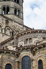 Fototapeta na wymiar Issoire cathedral detail