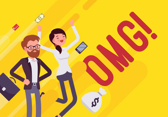 Omg. Business motivation poster