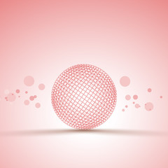 Abstract Globe Background Design