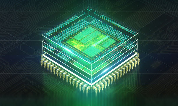 Circuit board. Electronic computer hardware technology. Motherboard digital chip. Tech science EDA background. Integrated communication processor. Information CPU engineering 3D background