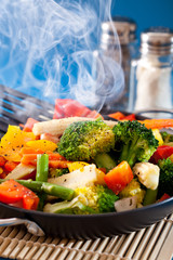 Stir-fried vegetables