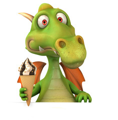 Fototapeta premium Fun dragon