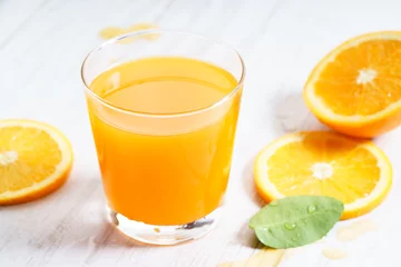 Fotobehang orange juice © shersor
