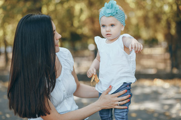 mom with daughter