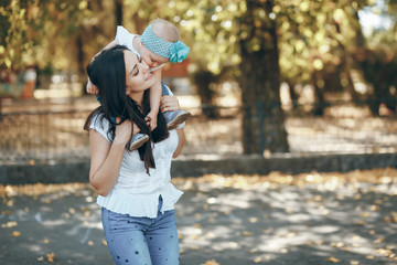 mom with daughter