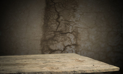 Stone table top and blurred shopping plaza background - can used for display or montage your products.