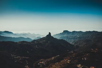 Türaufkleber Wunderschöne Berge auf Gran Canaria © ajlatan