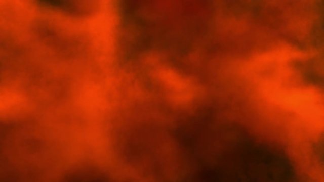 Colored middle size smoke explosion with trails, explodes on camera. Smoke density - low. Separated on pure black background, contains alpha channel.