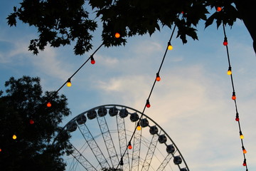 Ferris Wheel and Lights