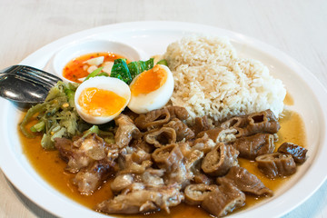 stewed pork leg