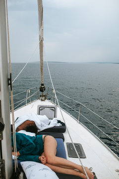 sleeping on a boat