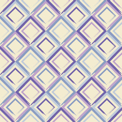 Seamless vector geometric pattern. Brushwork. Textile rapport.