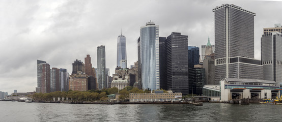 Fototapeta premium Dolny Manhattan w Nowym Jorku