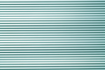 Fototapeta premium Cyan color metal warehouse wall pattern.