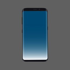 Smartphone, mobile phone isolated