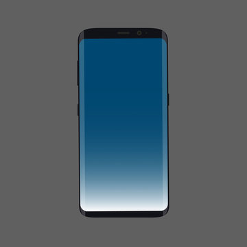 Smartphone, mobile phone isolated