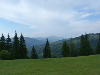The Ukrainian Carpathians. Marmaros ridge.