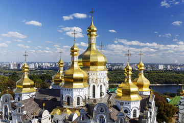 Fototapeta na wymiar Assumption Cathedral of the Kiev-Pechersk Lavra, Kiev
