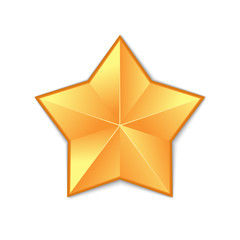 gold star isolated