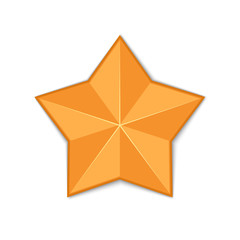 gold star isolated