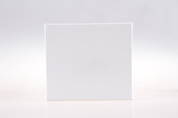 Fototapeta premium White blank matches paper box on white background. Packaging template mockup collection.