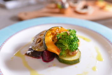 Pumpkin and lotus root