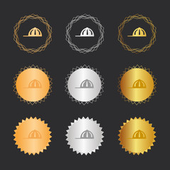 Baseballcap - Bronze, Silber, Gold Medaillen