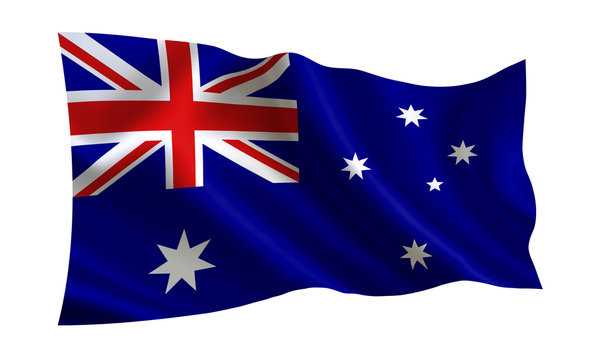 Australia flag. ( A series of flags of the world ) 