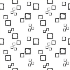 white black square vector  pattern seamless