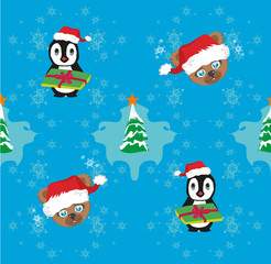 Seamless Christmas pattern