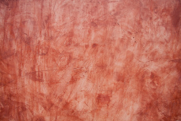 painted wall detail, tile red, Santorini Greece