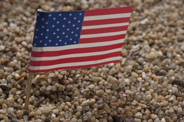 Model of the United Stats flag