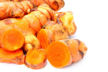 Slices herbal turmeric