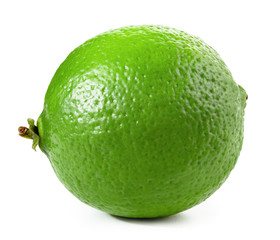 Lime isolated on white background
