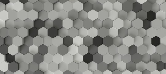 hexagon background - obrazy, fototapety, plakaty