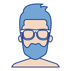 young man shirtless avatar character