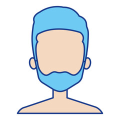 young man shirtless avatar character