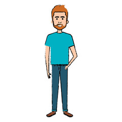 young man avatar character