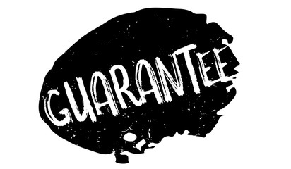 Guarantee rubber stamp. Grunge design with dust scratches. Effects can be easily removed for a clean, crisp look. Color is easily changed.