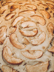Homemade apple pie