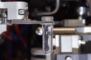 PET Preform in PET bottles blowing.