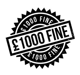 Obraz premium 1000 pounds Fine rubber stamp. Grunge design with dust scratches. Effects can be easily removed for a clean, crisp look. Color is easily changed.