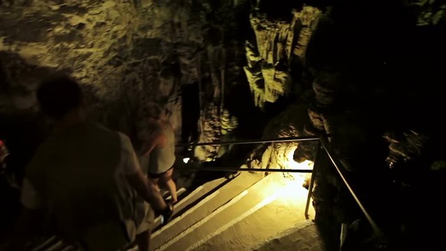 Excursion to the cave D'Arta on the island of Mallorca.