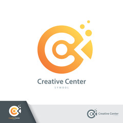 Creative Center symbol icon.