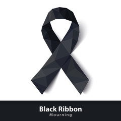 Black ribbon.