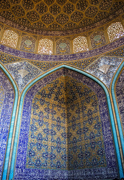 Blue mosque Isphahan, Iran