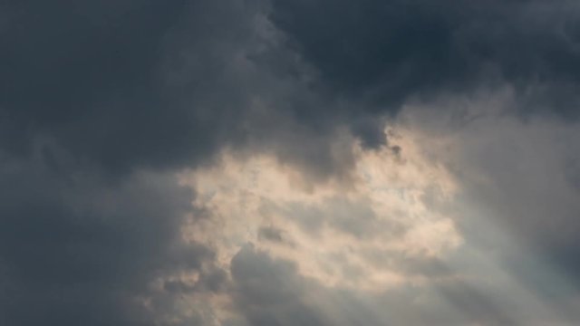 Cloudy sky timelapse