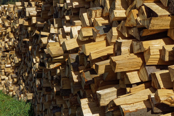 firewood close up, background    