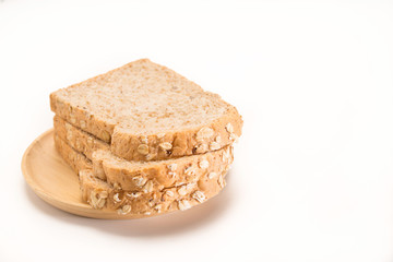 whole wheat bread, bio ingredients, very healthy